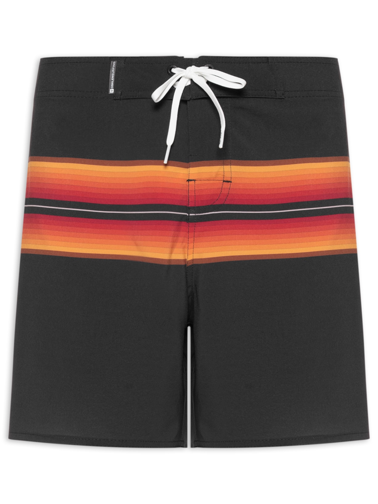 Bermuda Beachwear Masculina Colorado Stripes Preto Osklen