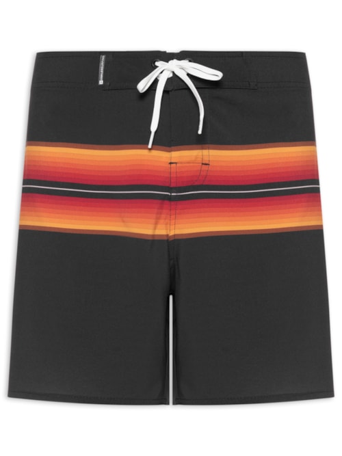 Bermuda Beachwear Masculina Colorado Stripes - Preto