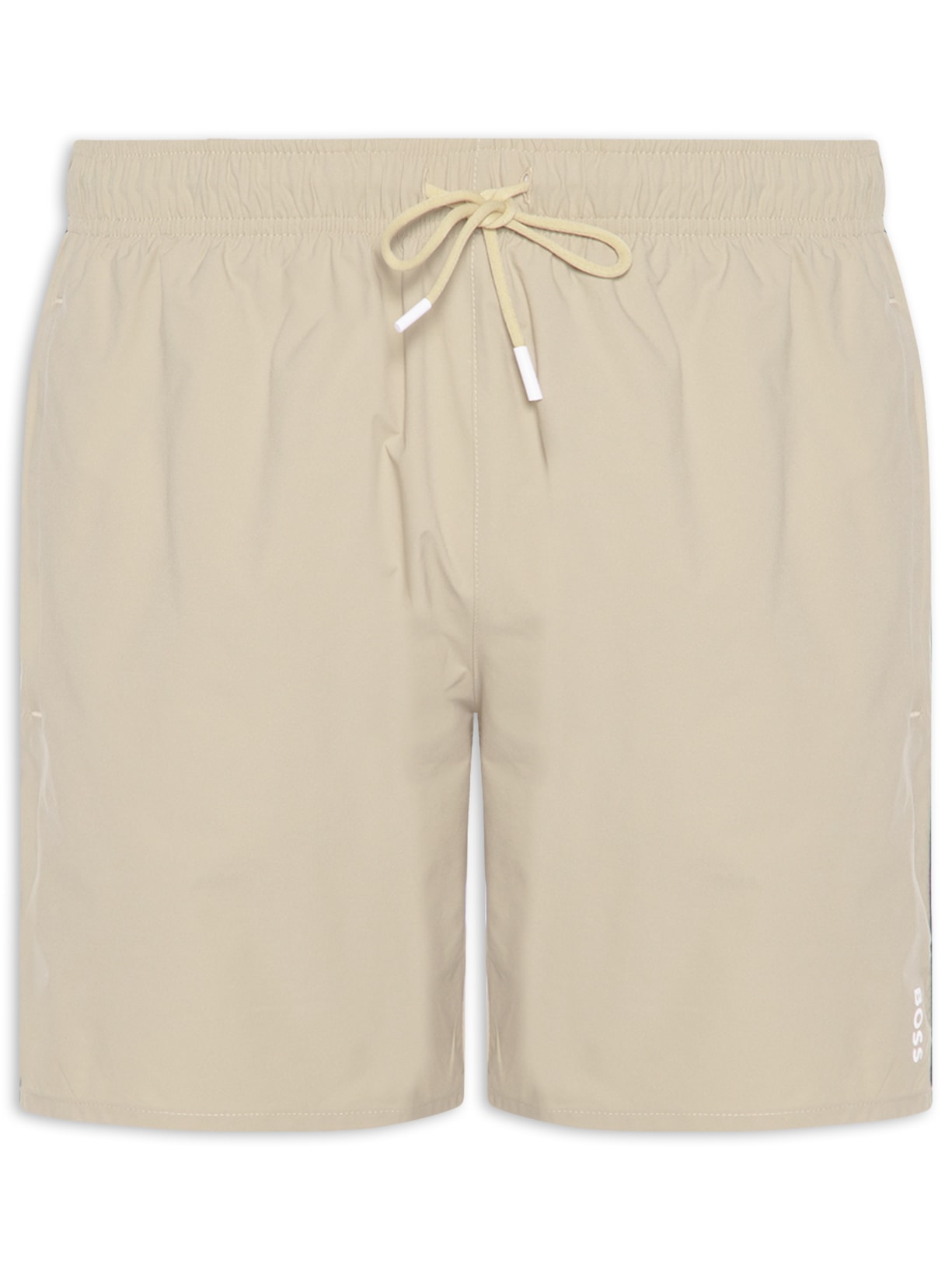 Bermuda Beachwear Masculina Iconic Bege Boss