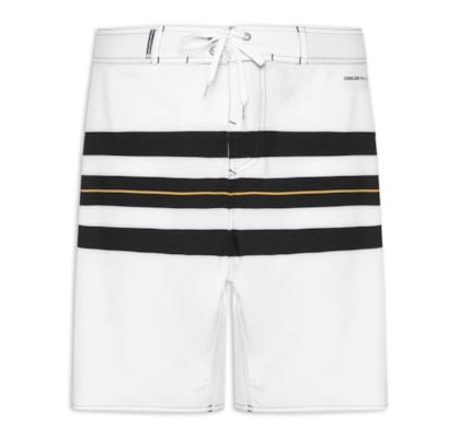 Bermuda Beachwear Masculina Longboad - Branco