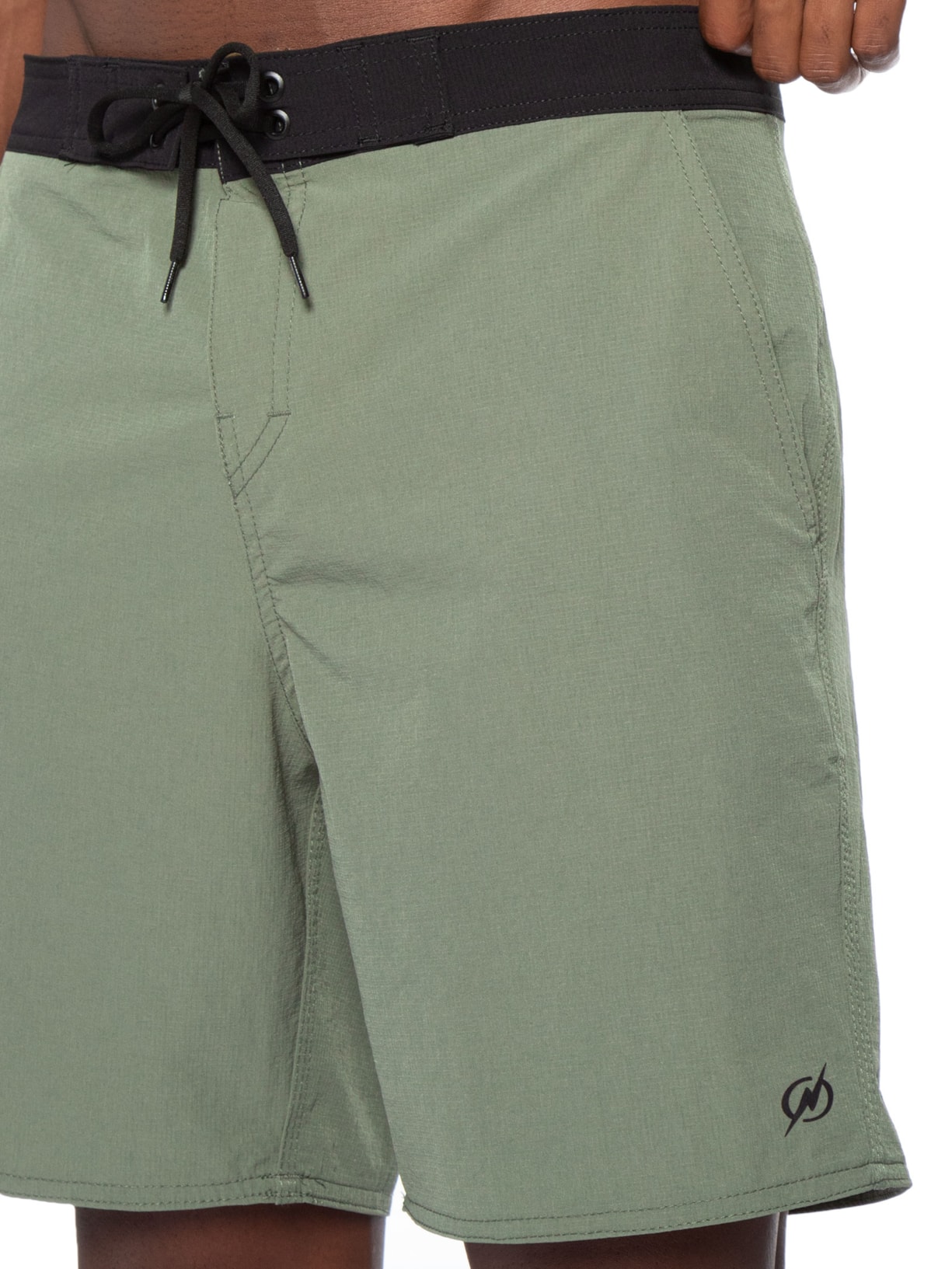 Bermuda Beachwear Masculina Midi Aqua Repelente Verde Blueman