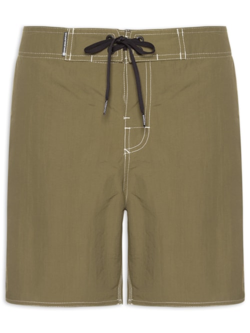 Bermuda Beachwear Masculina Old Srfng - Verde