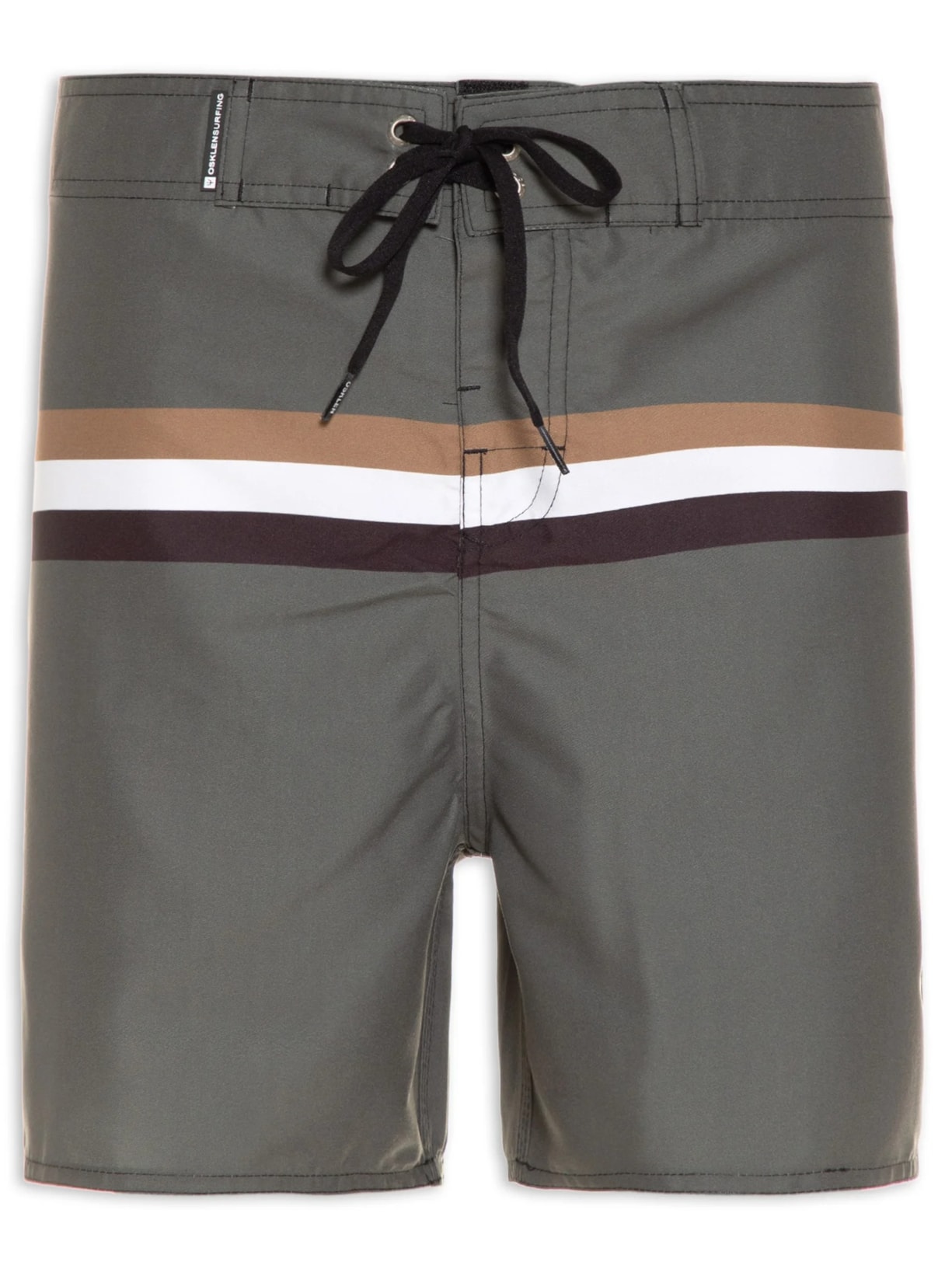 Bermuda Beachwear Masculina Soho Stripes Verde Osklen