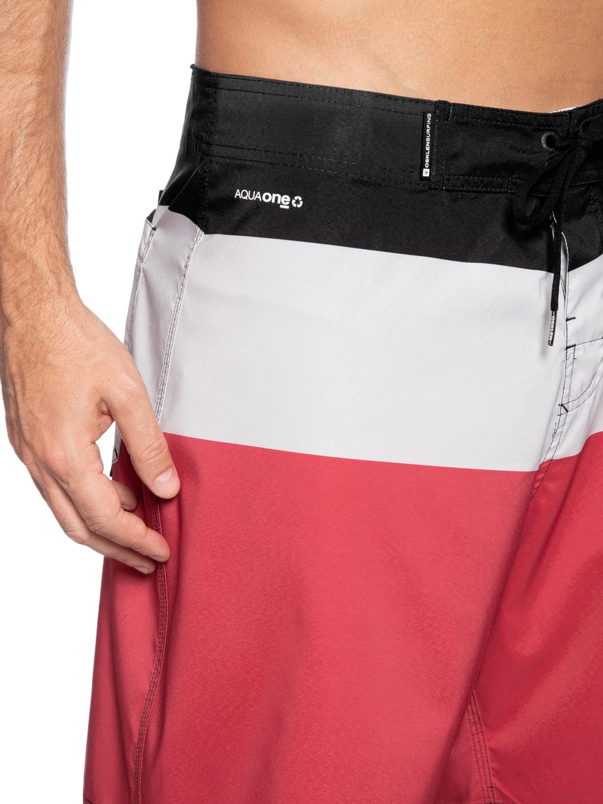 Bermuda Beachwear Masculino Aquaone Flex New Triple Preto Osklen