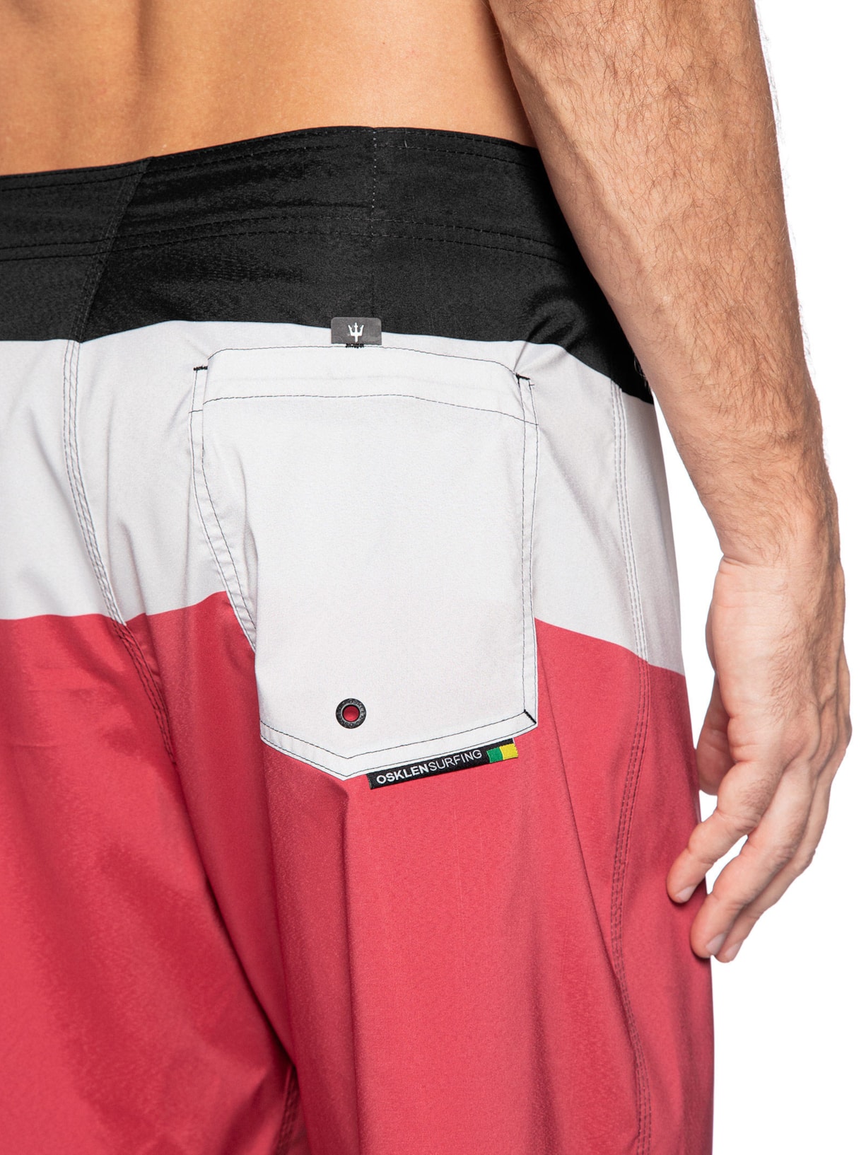 Bermuda Beachwear Masculino Aquaone Flex New Triple Preto Osklen