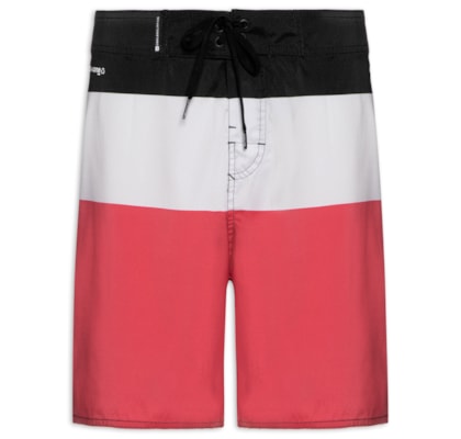 Bermuda Beachwear Masculino Aquaone Flex New Triple - Preto