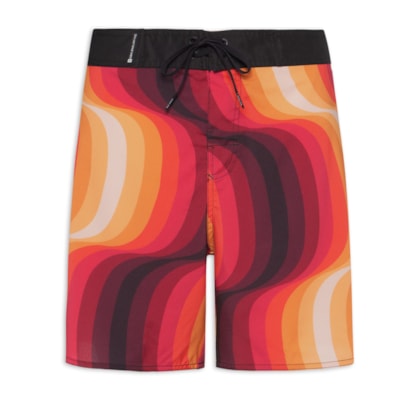 Bermuda Beachwear Masculino Ipanema Rings - Preto