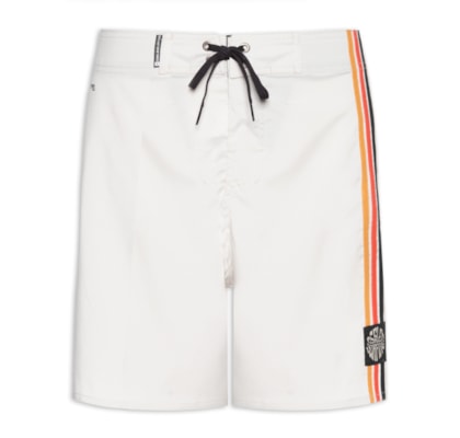 Bermuda Beachwear Masculino Patch Sunset  - Bege