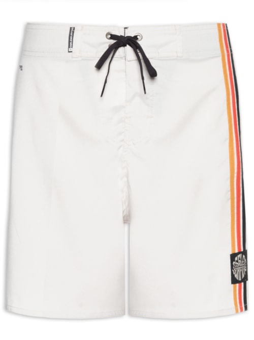 Bermuda Beachwear Masculino Patch Sunset - Bege