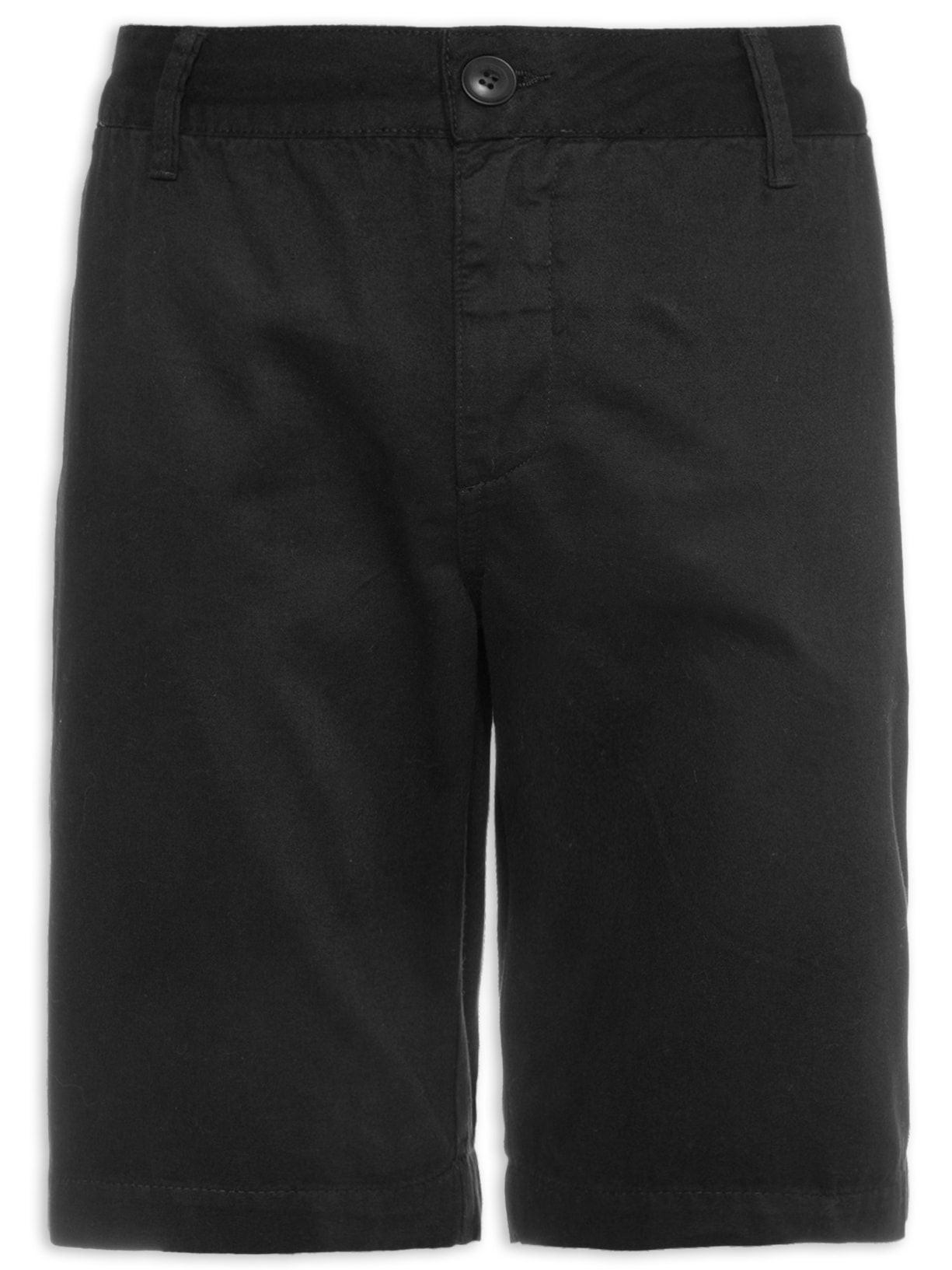 Bermuda Color Chino Curta Sarja Reat - Preto