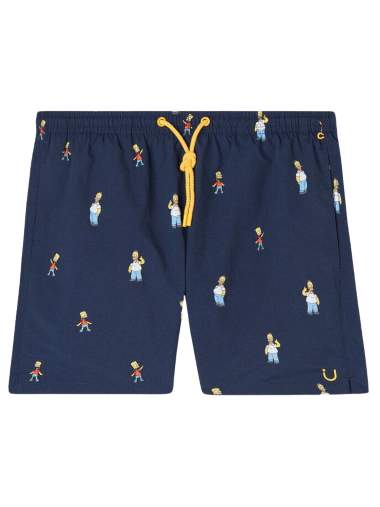 Bermuda De Banho Com Estampa The Simpsons - Azul