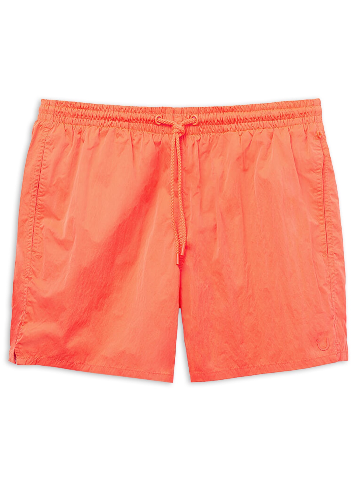 Bermuda De Banho Fluorescente - Laranja