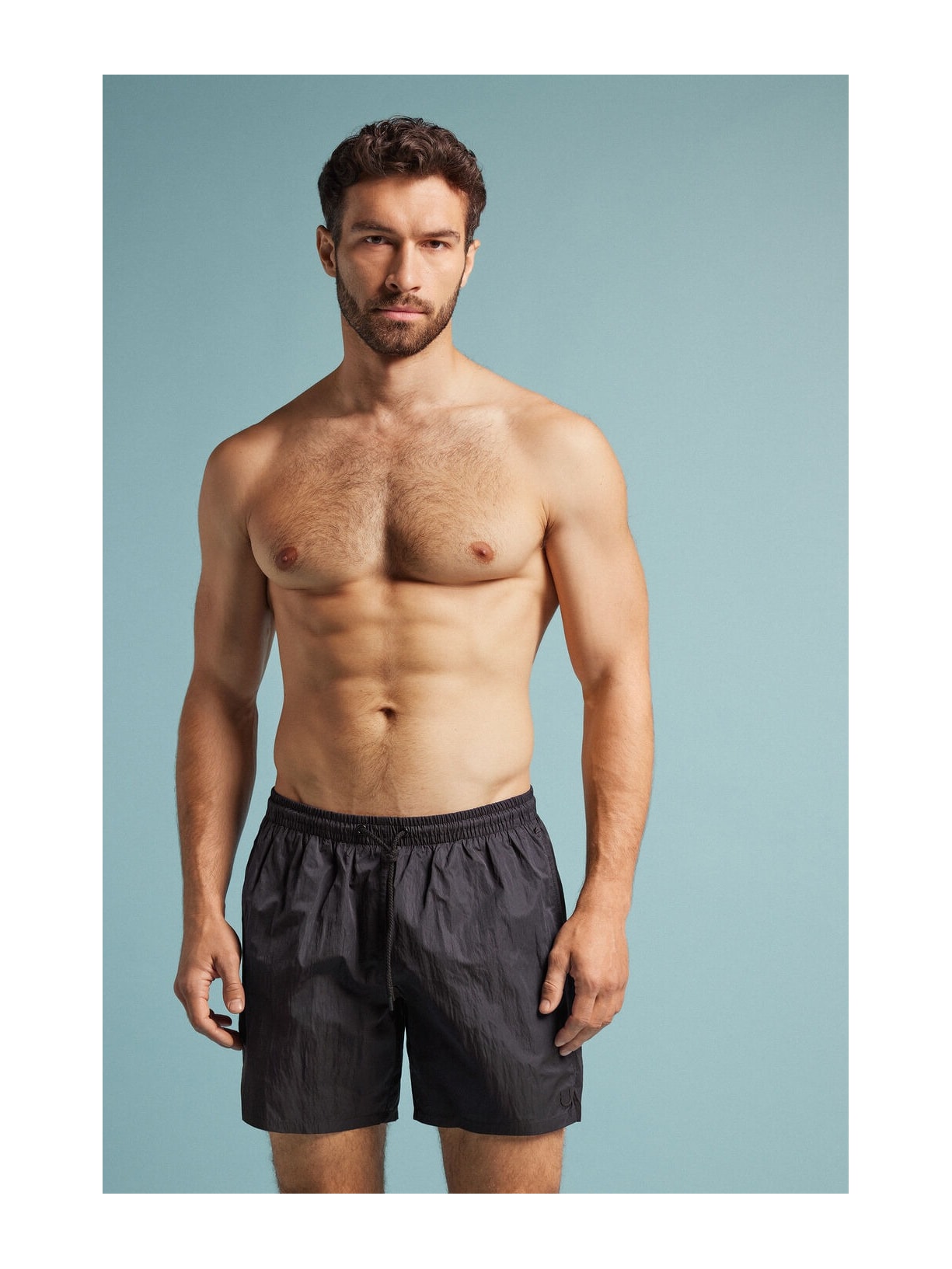 Bermuda De Banho Lisa Preto Intimissimi