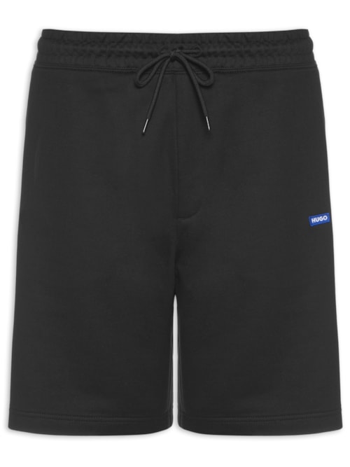 Bermuda De Moletom Masculina Nasensio - Preto