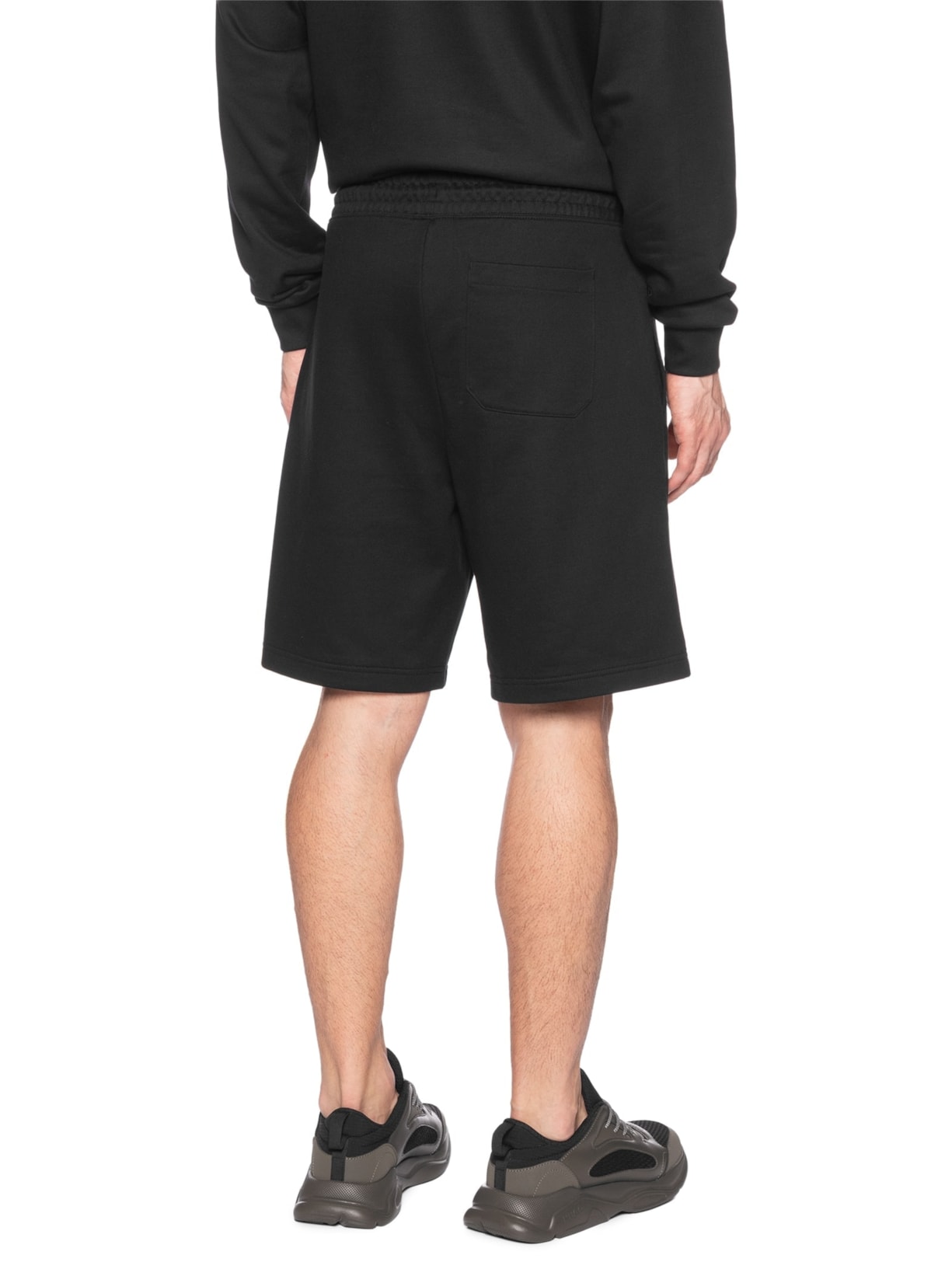 Bermuda De Moletom Masculina Nasensio Preto Hugo