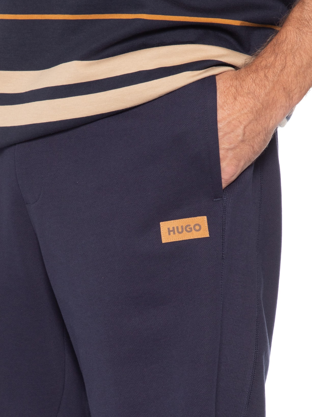Bermuda de Moletom Masculina Nevashort – Azul Hugo