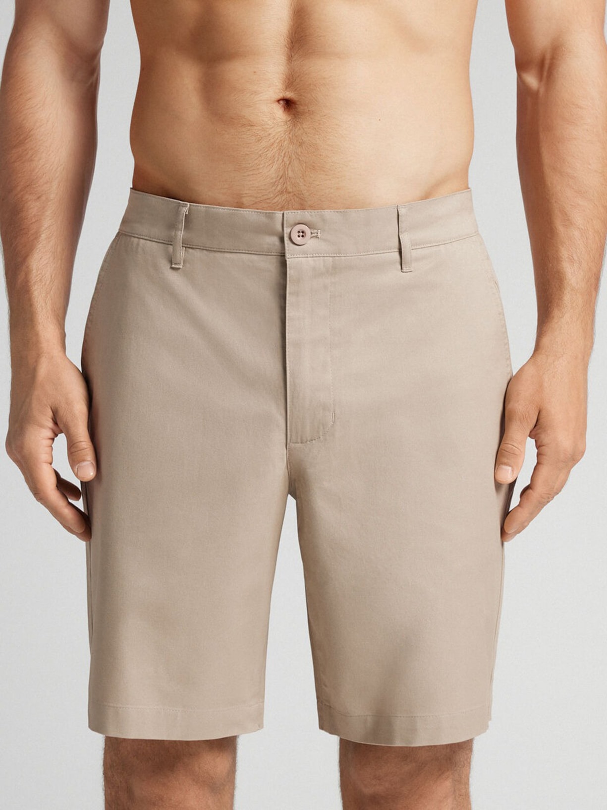 Bermuda Em Algodão Bege Intimissimi