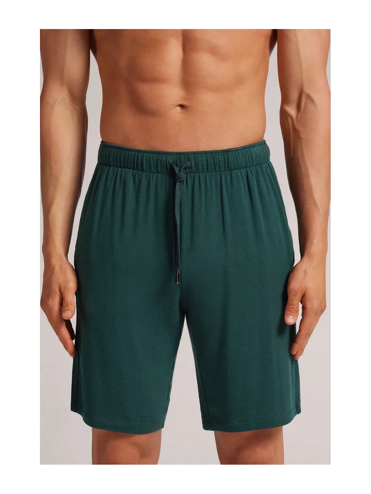 Bermuda Em Seda e Modal Verde Intimissimi