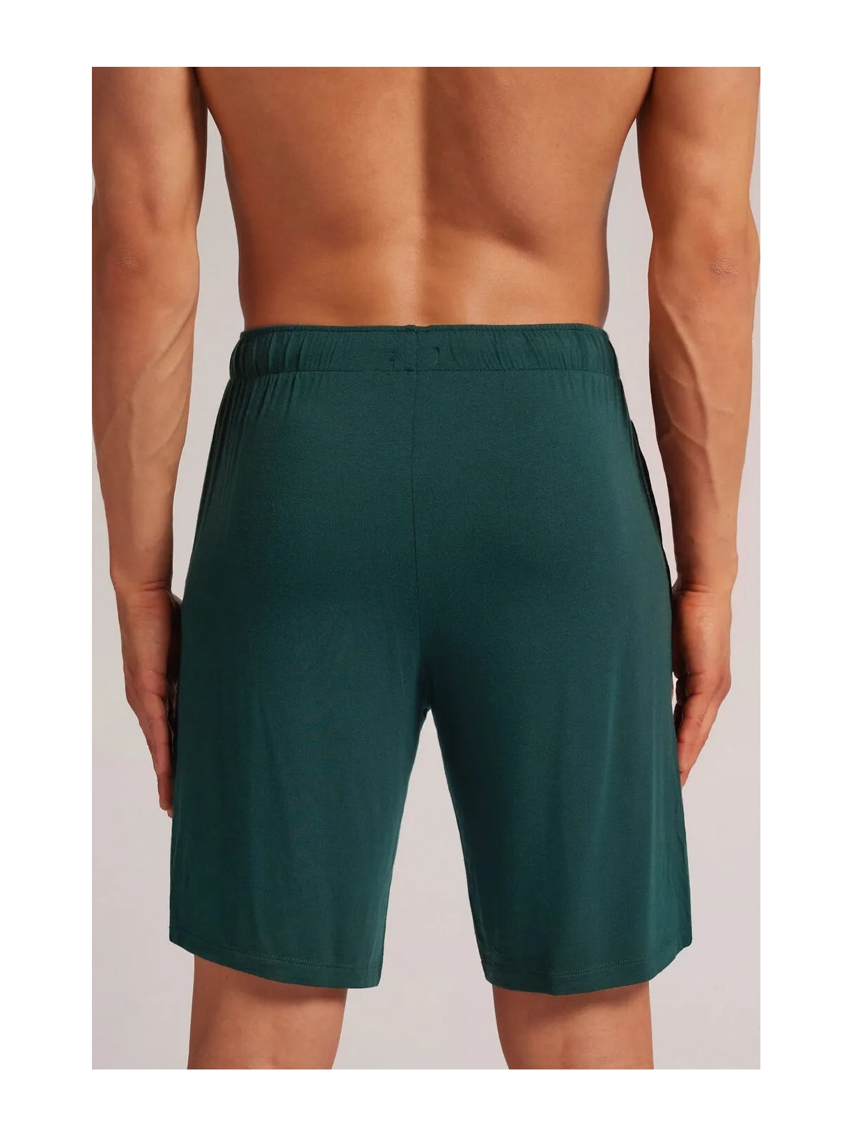 Bermuda Em Seda e Modal Verde Intimissimi