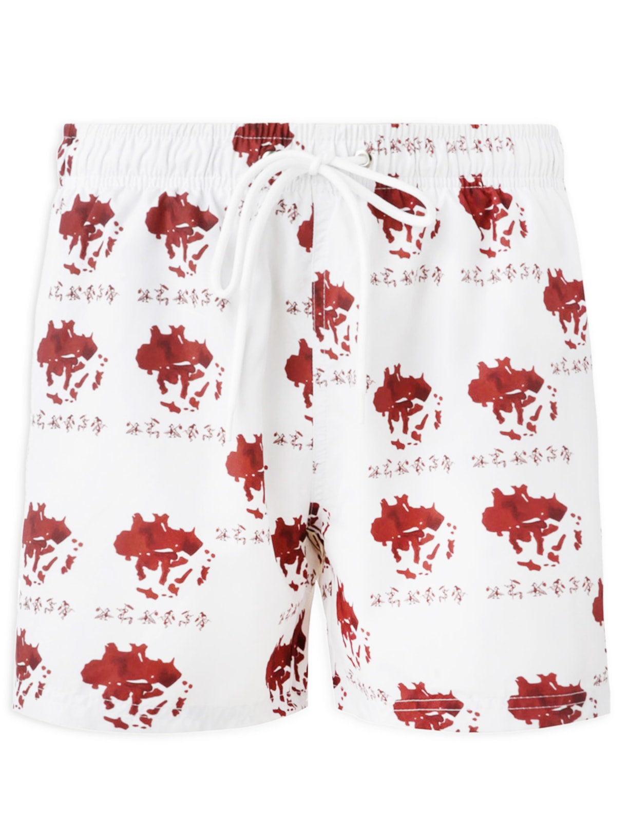 Bermuda Feminina água Matria - Branco