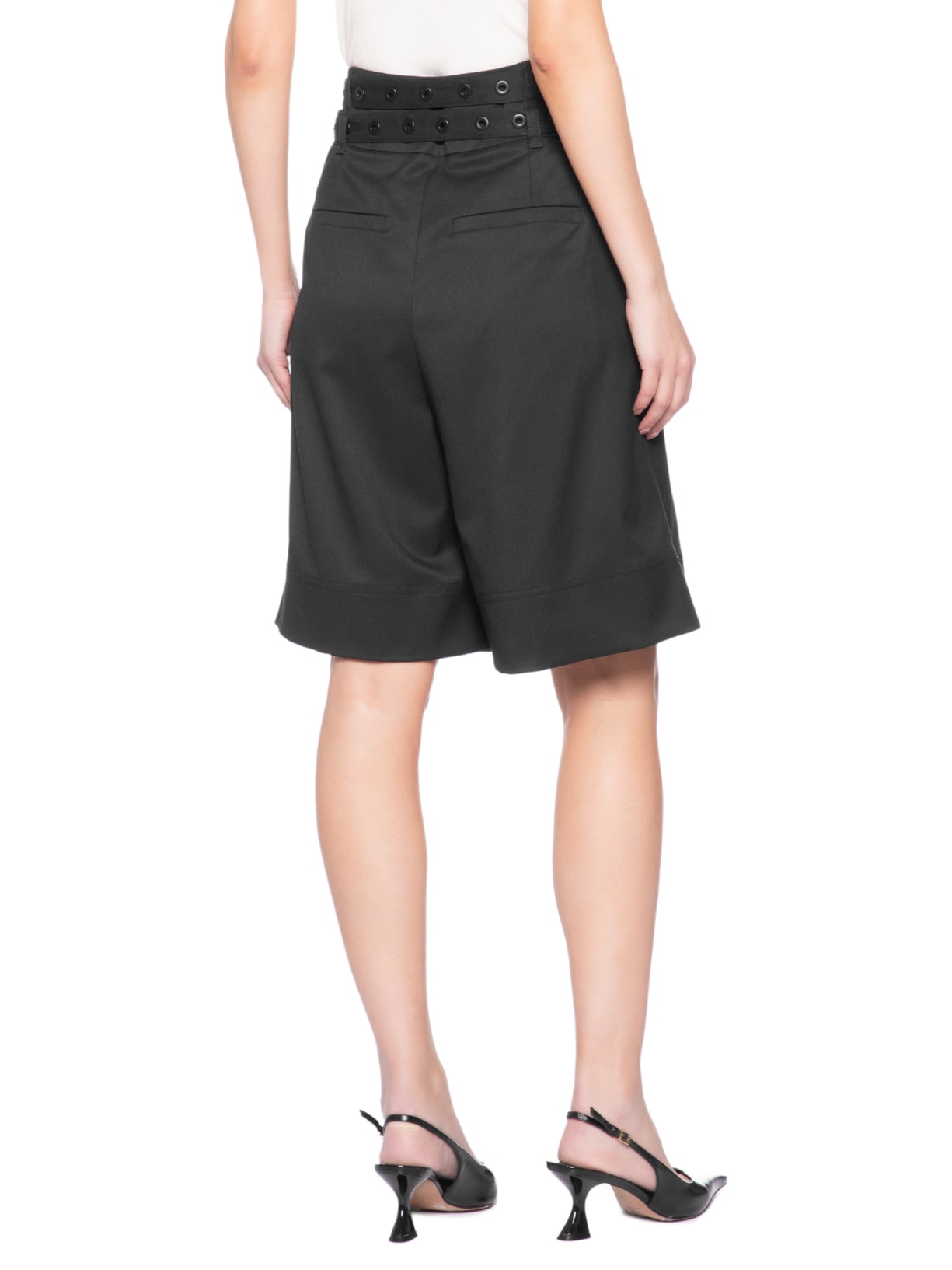 Bermuda Feminina Alf Dance Diane Preto Nk