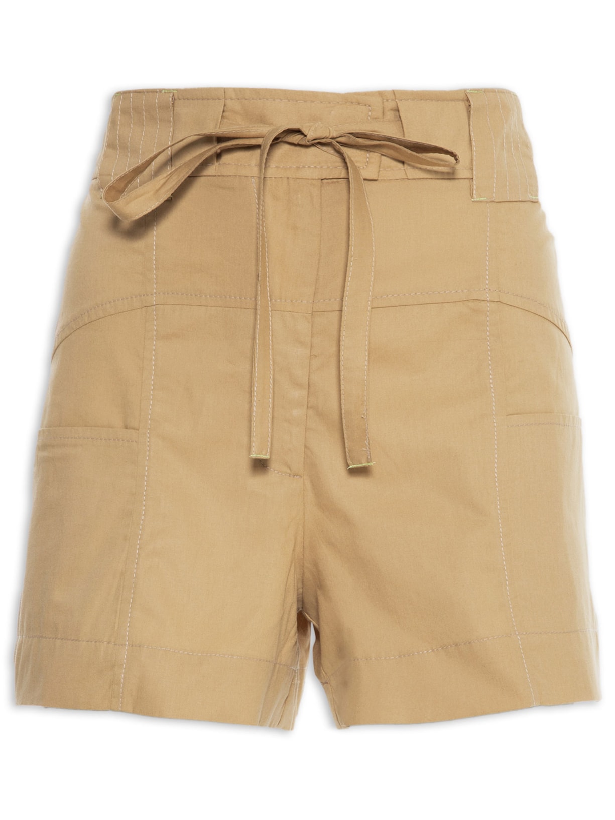 Bermuda Feminina Alfaiataria - Bege