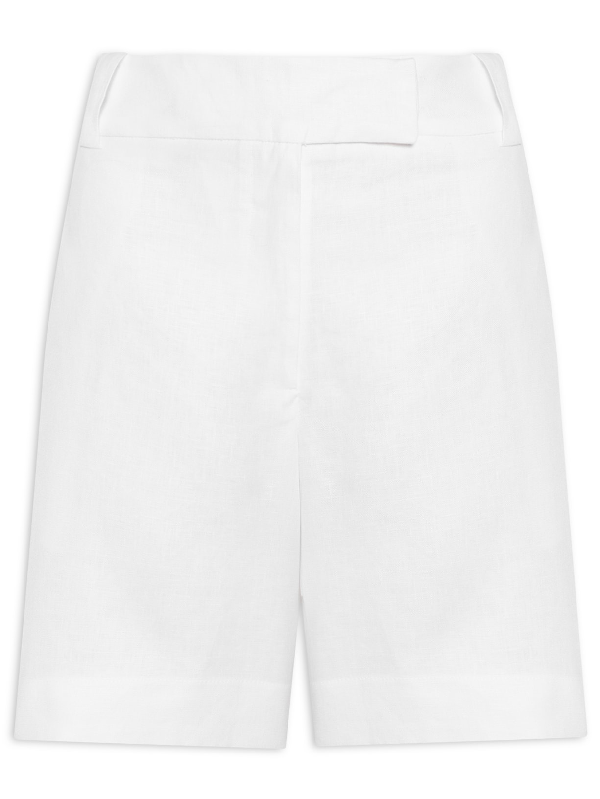 Bermuda Feminina Alfaiataria Linho - Off White
