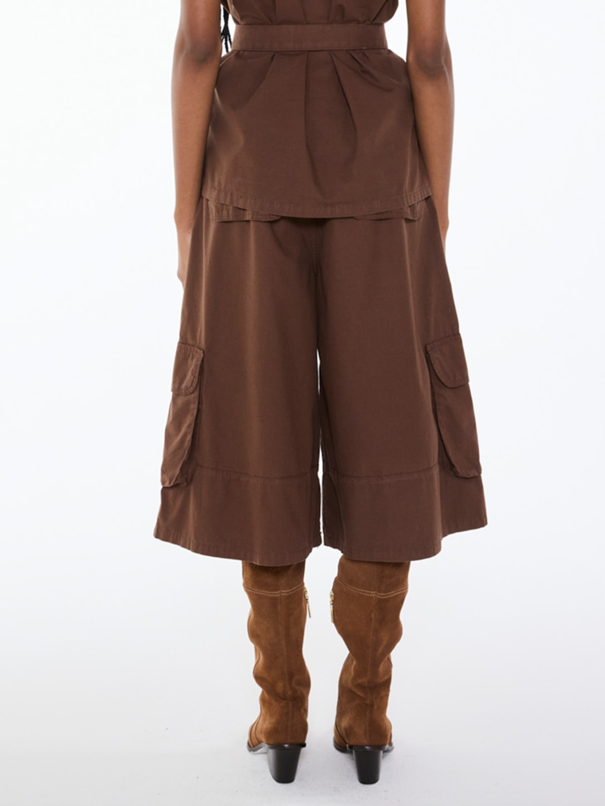 Bermuda Feminina Army Sarja I26 Marrom Mixed