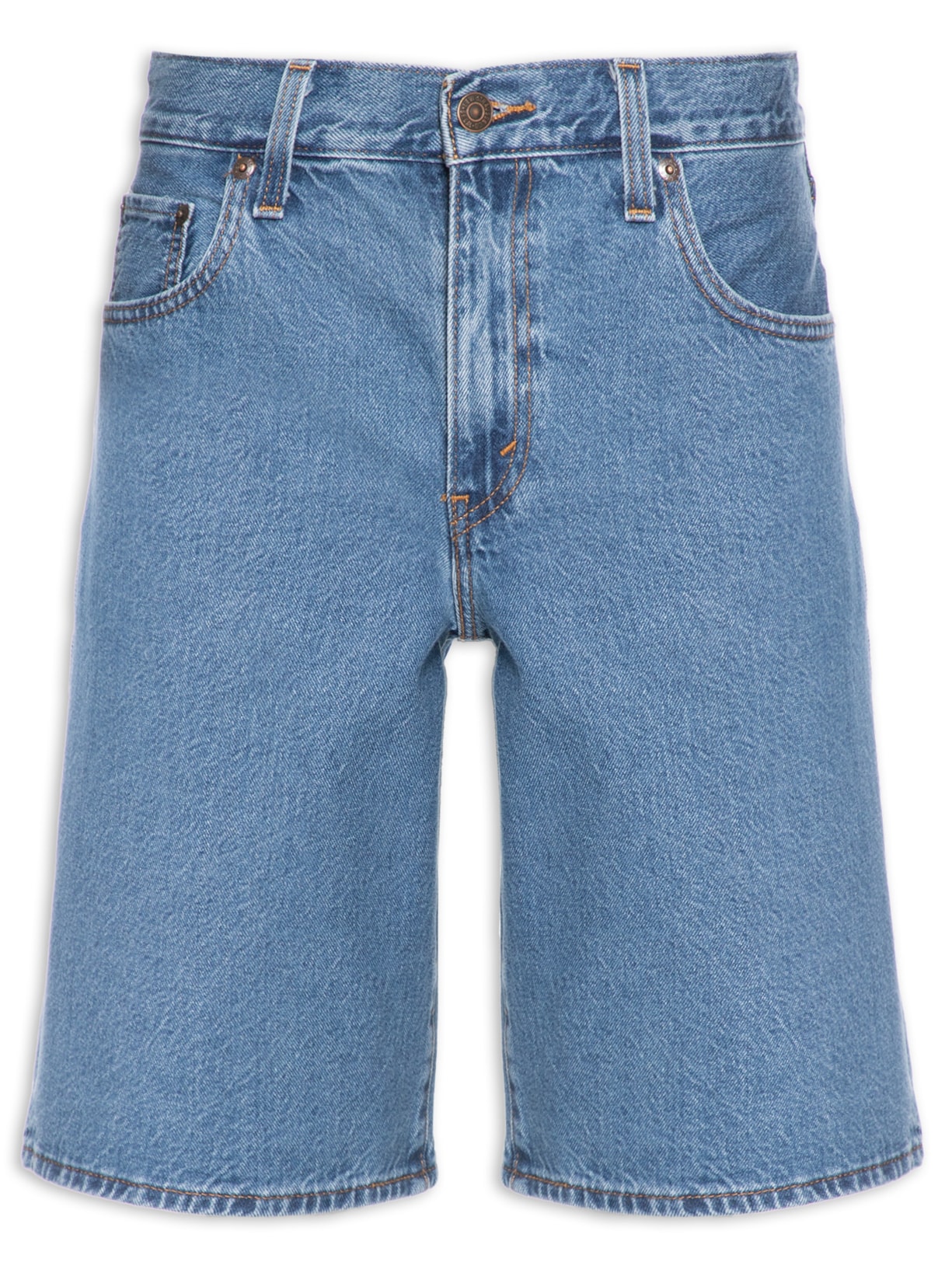 Bermuda Feminina Baggy Dad Jort - Azul