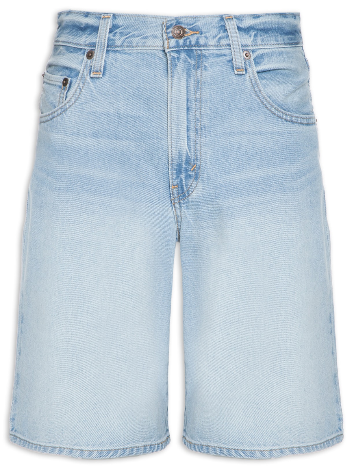 Bermuda Feminina Baggy Dad Jort - Azul