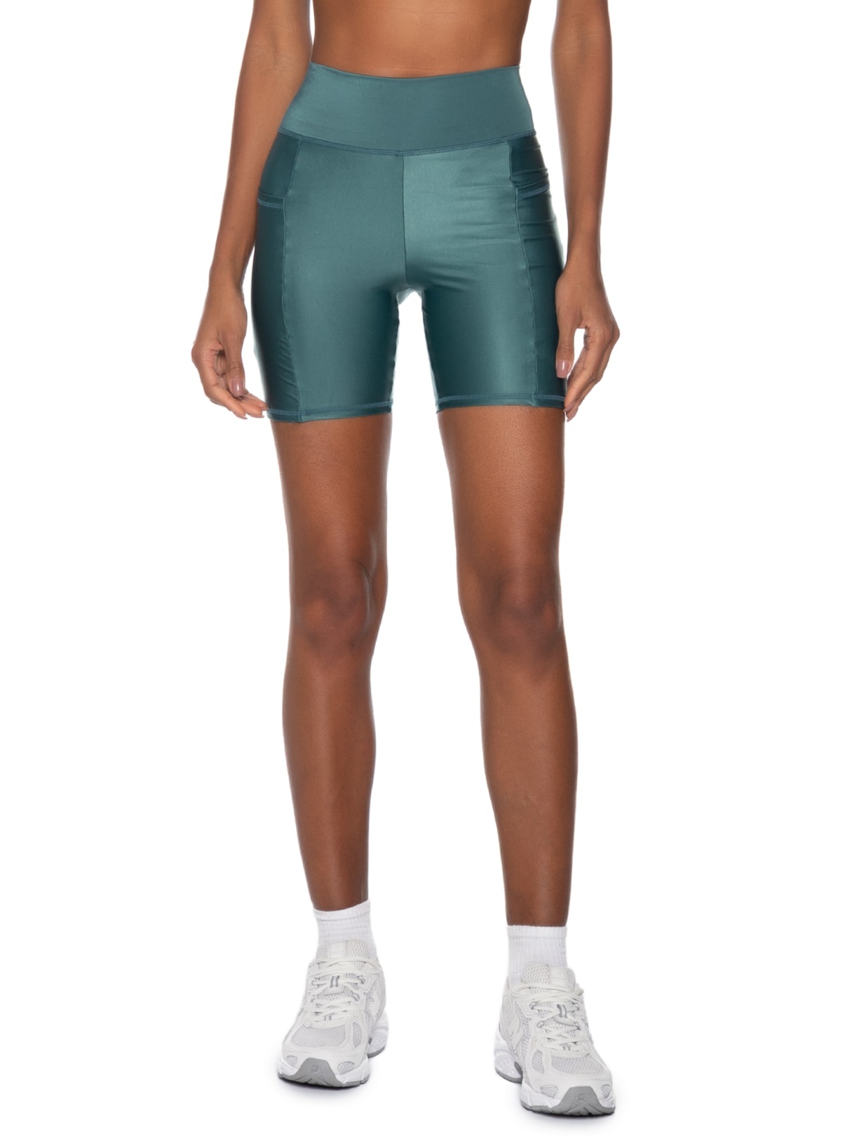 Bermuda Feminina Basic Azul Body For Sure