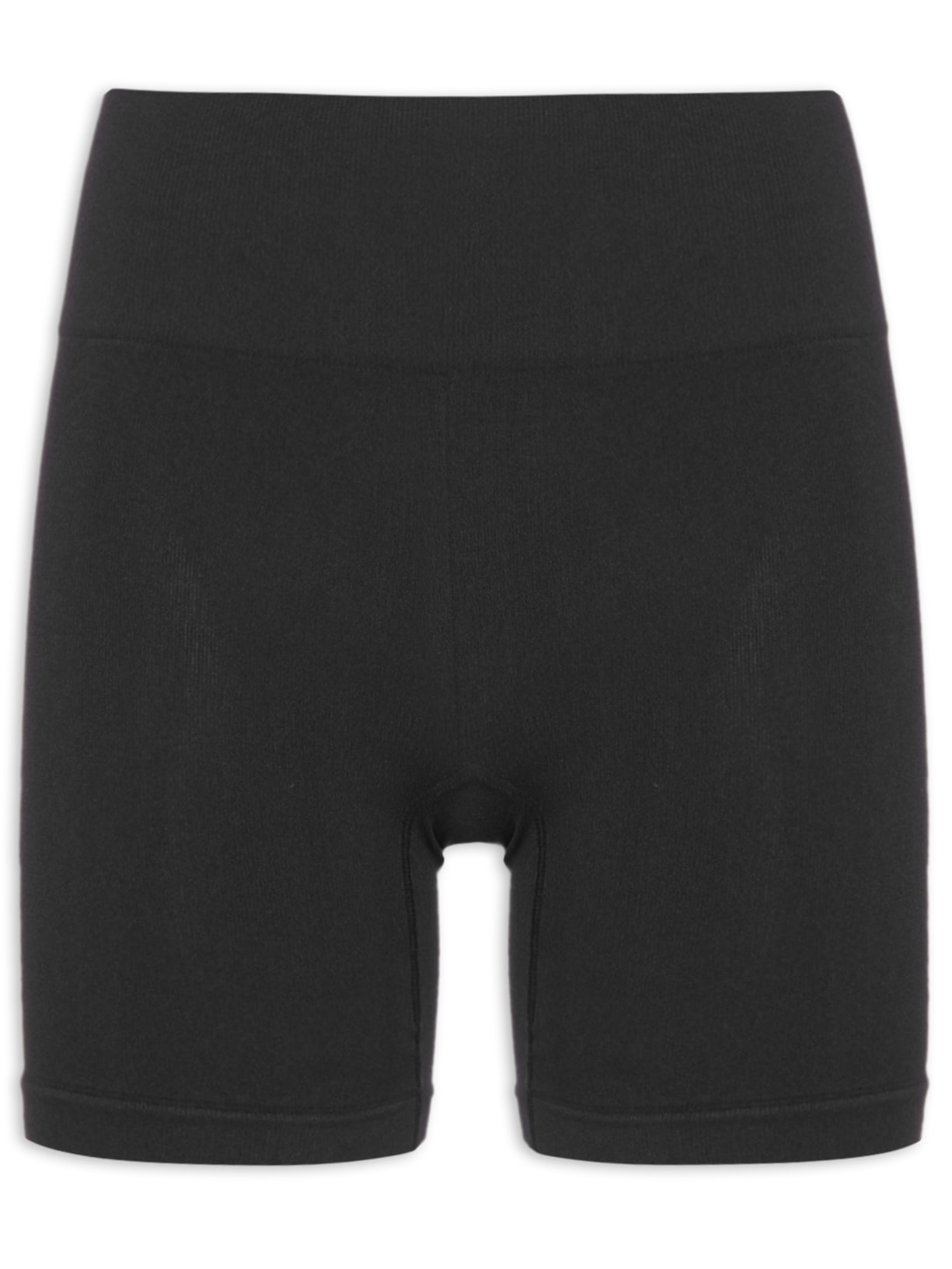 Bermuda Feminina Basic Sem Costura - Preto