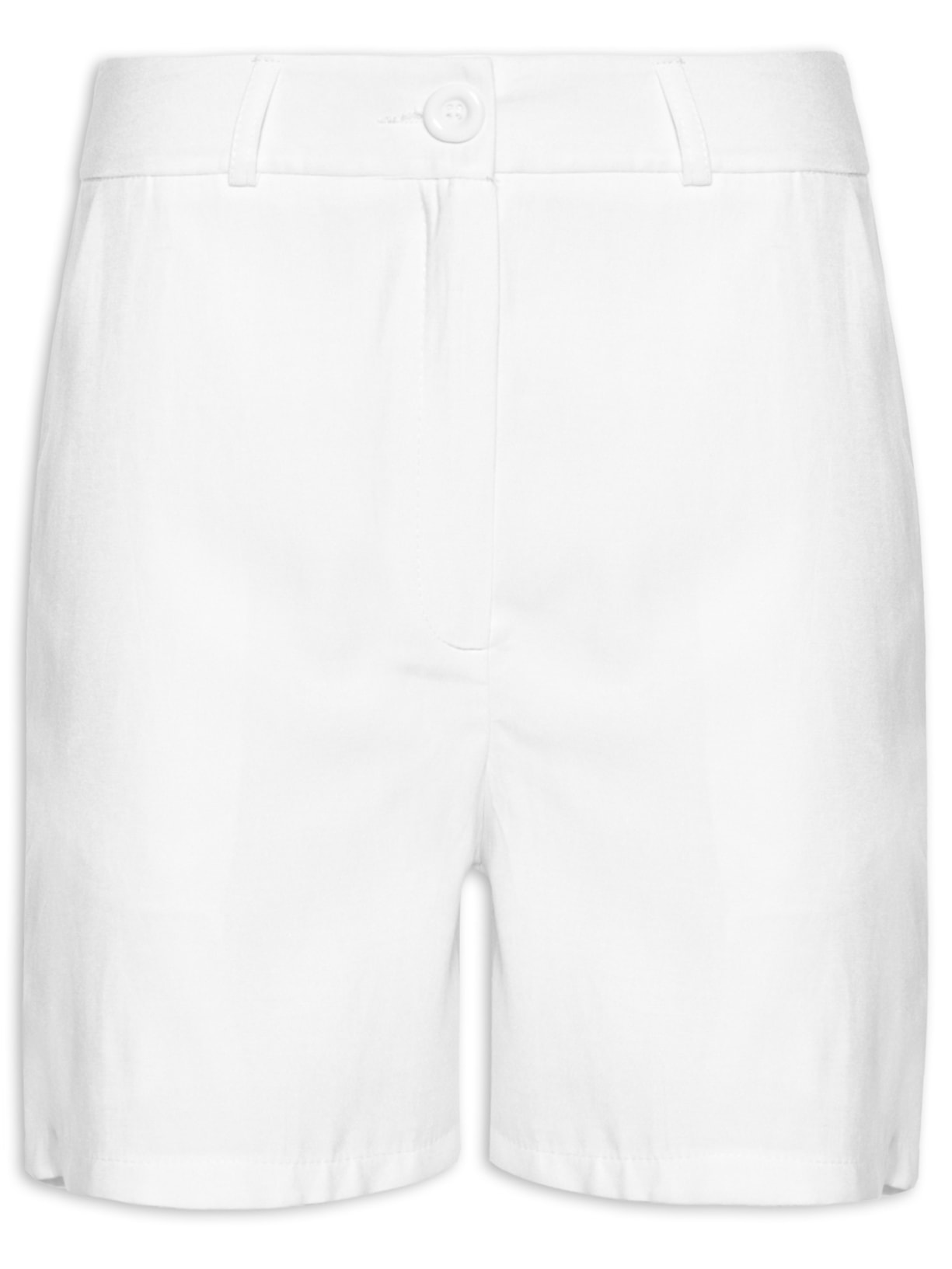 Bermuda Feminina Básica - Branco