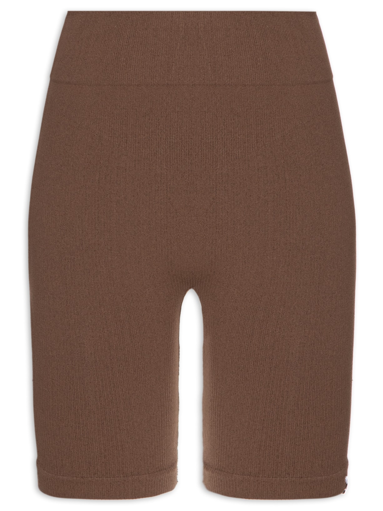 Bermuda Feminina Biker Canelada - Marrom