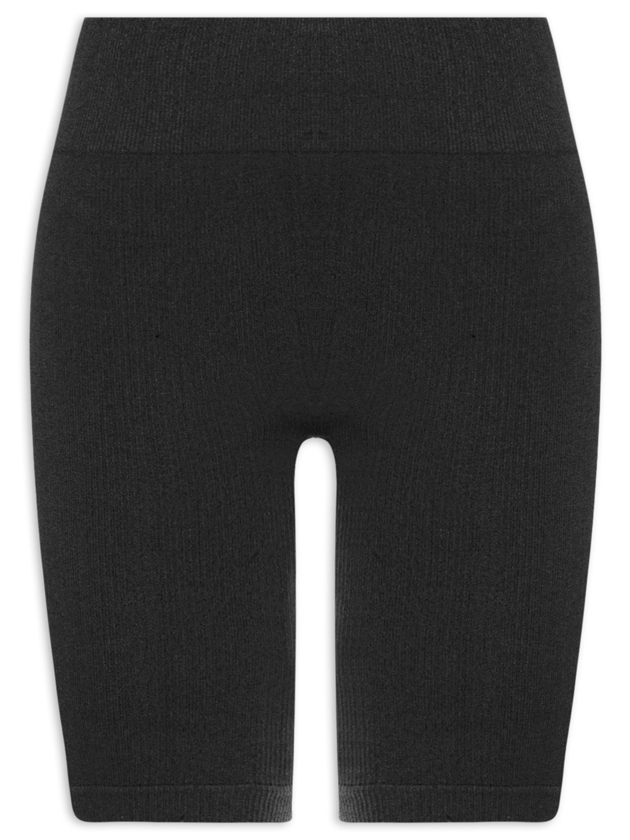 Bermuda Feminina Biker Canelada - Preto