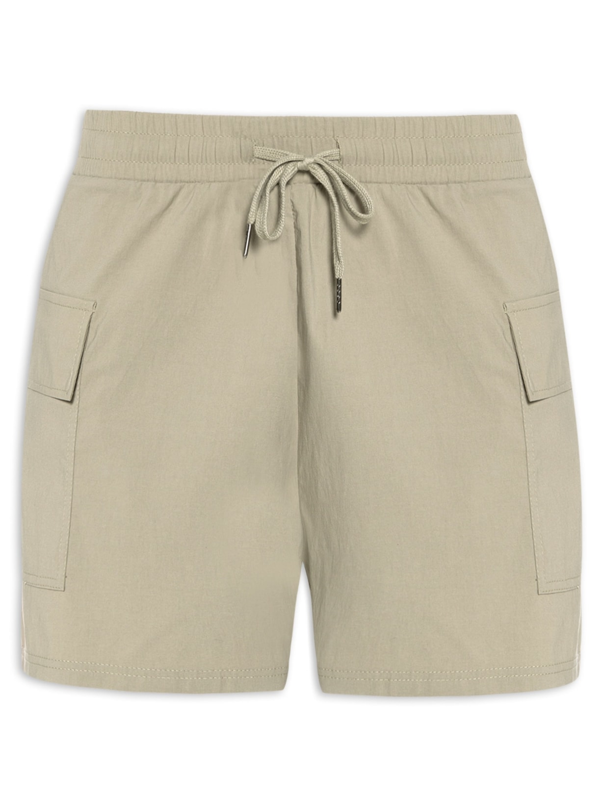 Bermuda Feminina Bolso Cargo - Marrom