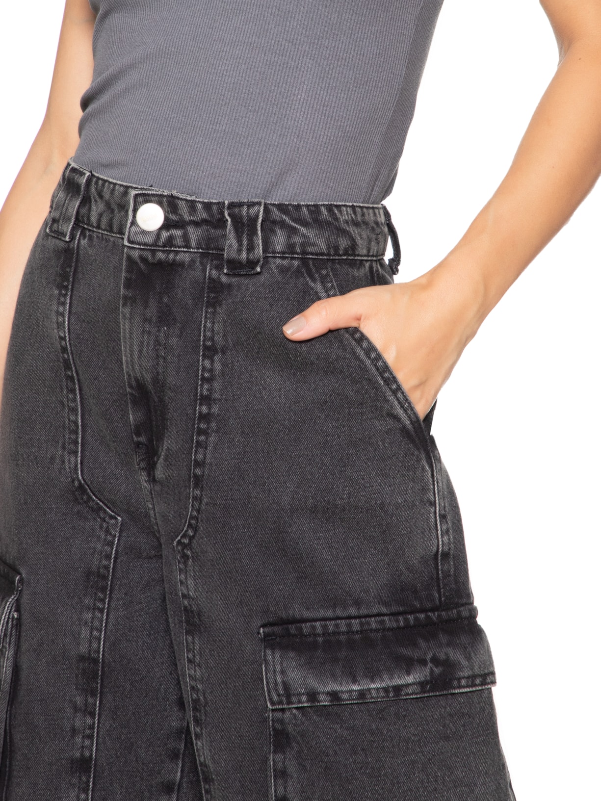 Bermuda Feminina Claire Preto Nxt Lvl