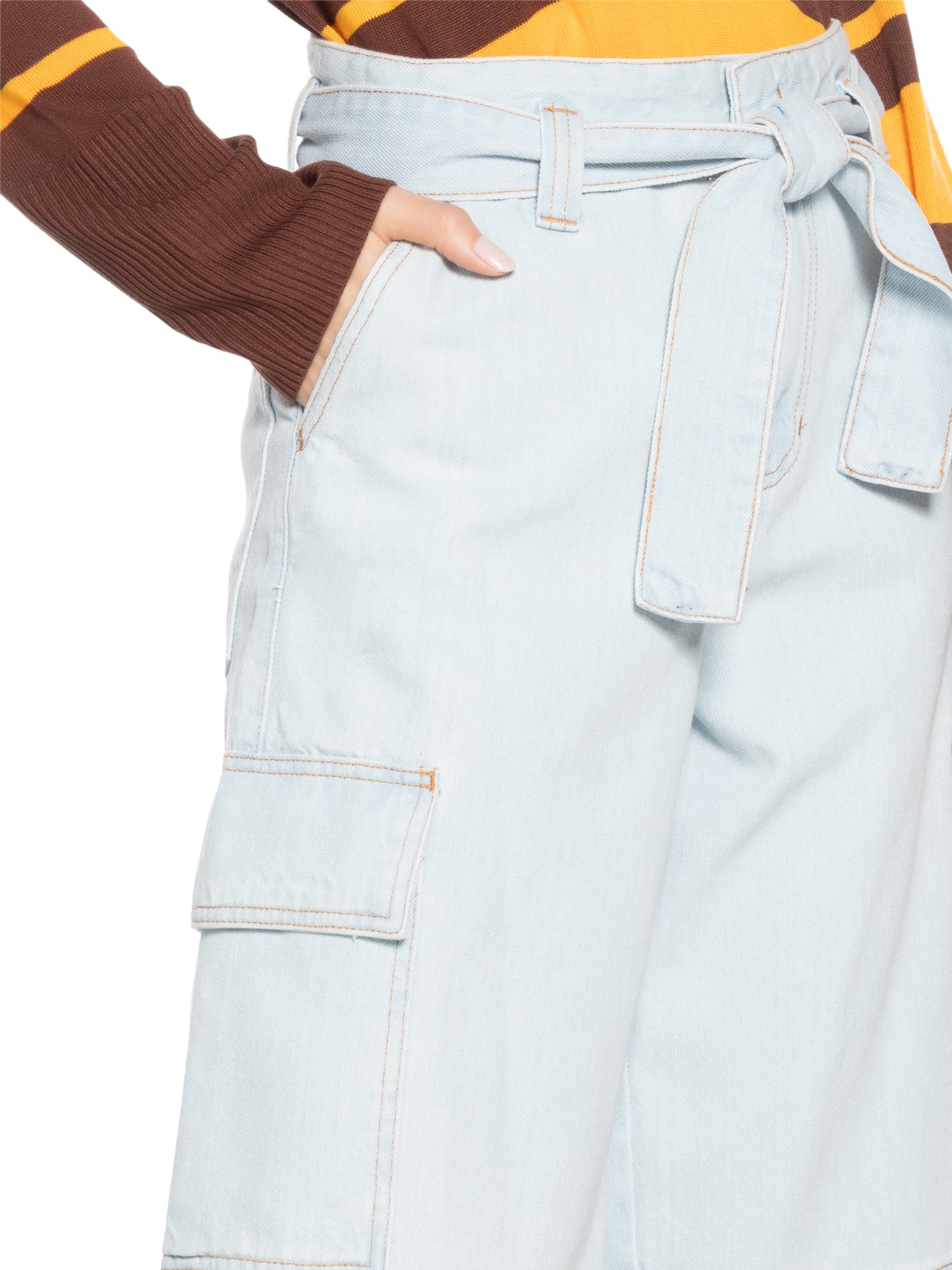 Bermuda Feminina Clochard Malu Azul Le Lis