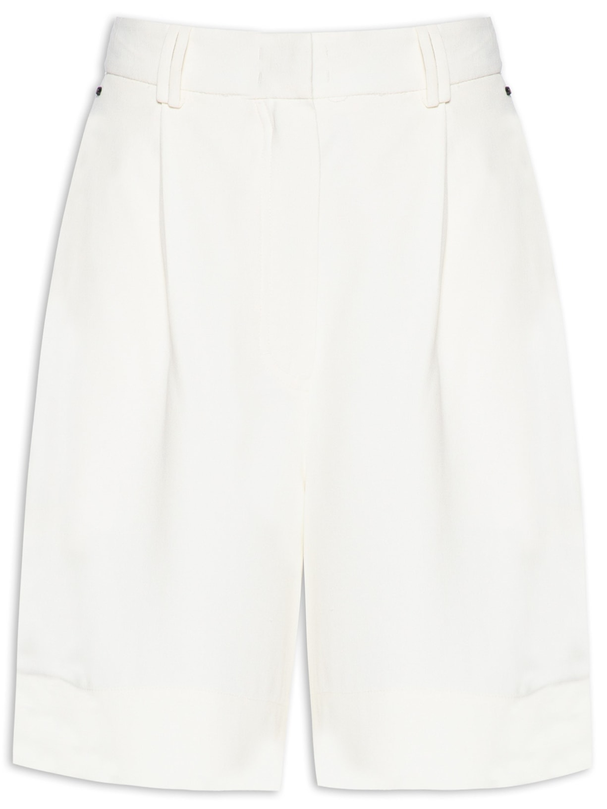 Bermuda Feminina Crepe Easy Giulia - Off White