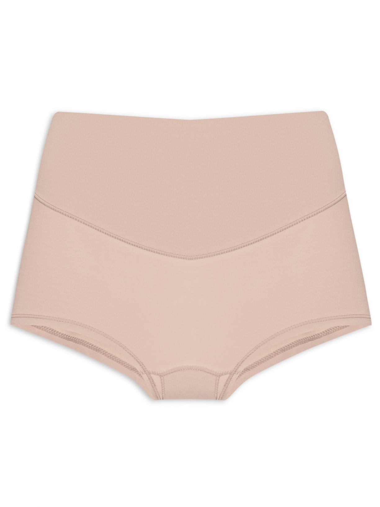 Bermuda Feminina Curta Em Microfibra - Bege