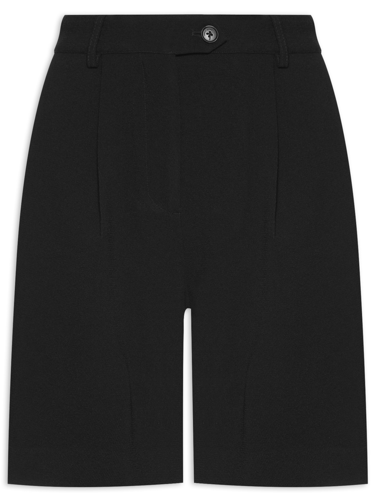 Bermuda Feminina De Alfaiataria - Preto