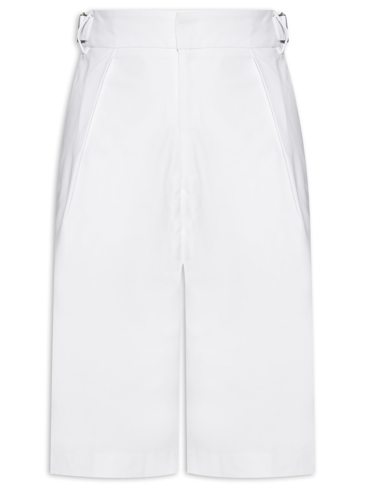 Bermuda Feminina De Algodão - Branco