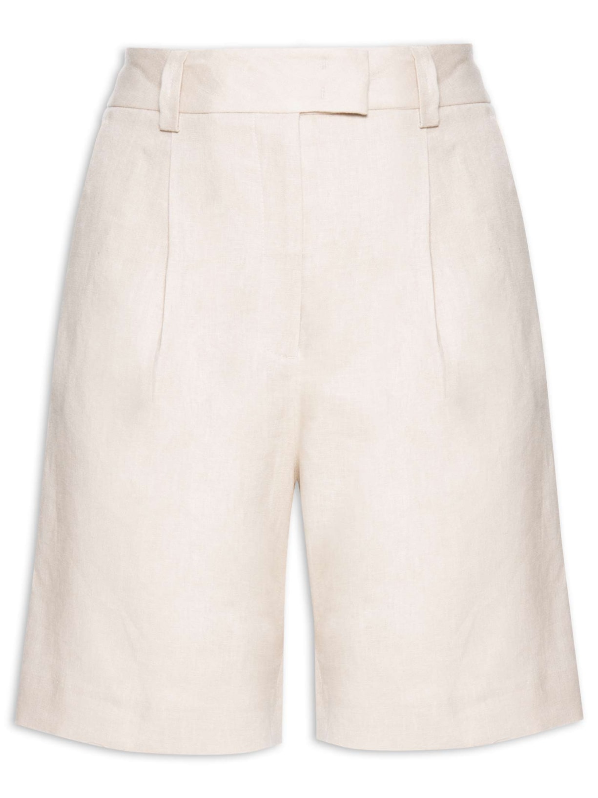 Bermuda Feminina De Linho Sand - Bege