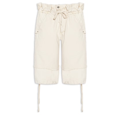 Bermuda Feminina De Sarja - Bege