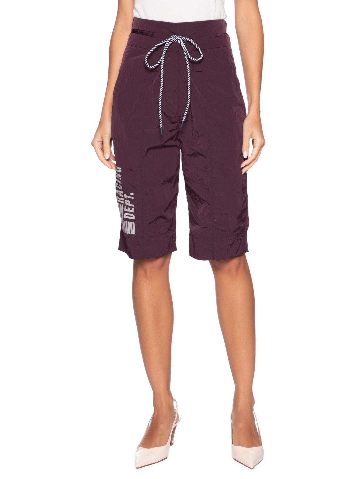 Bermuda Feminina Drus Vermelho Francesca