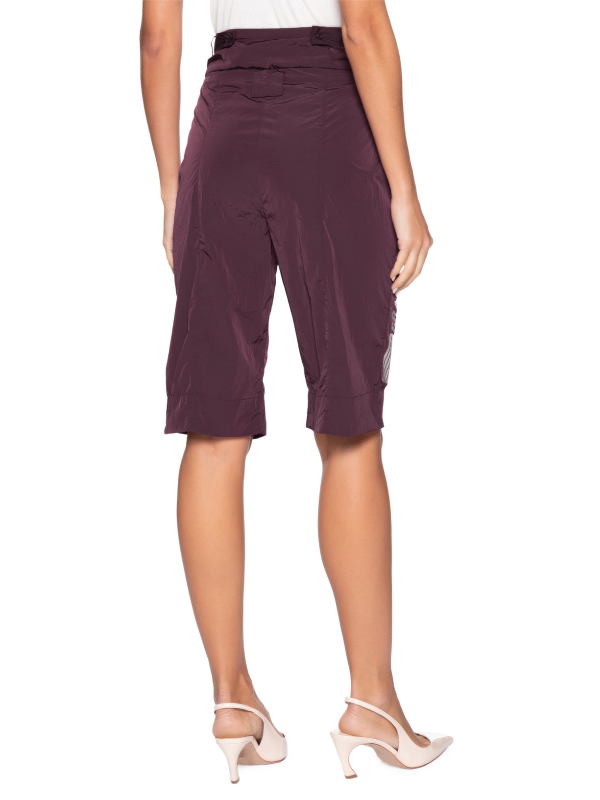 Bermuda Feminina Drus Vermelho Francesca