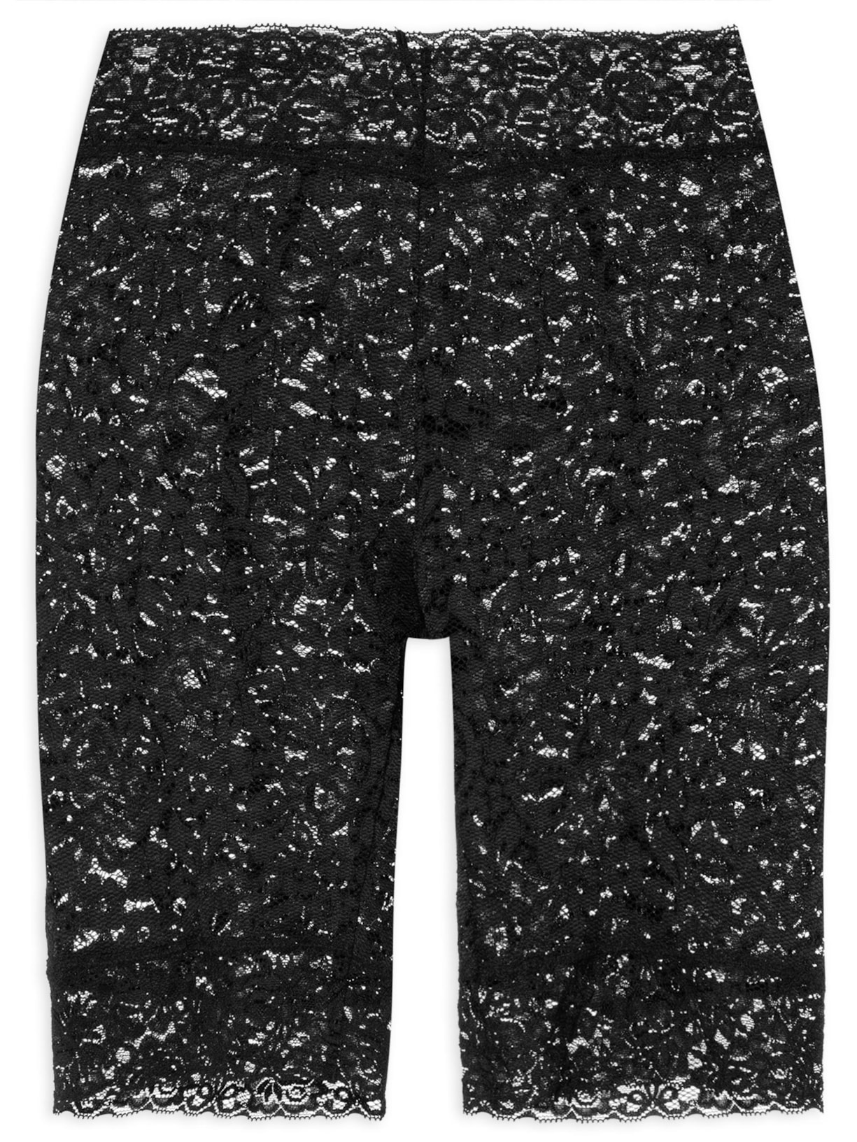 Bermuda Feminina Em Renda - Preto