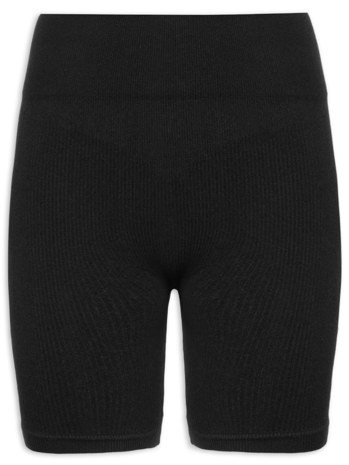 Bermuda Feminina Esportiva Biker Sem Costura - Preto