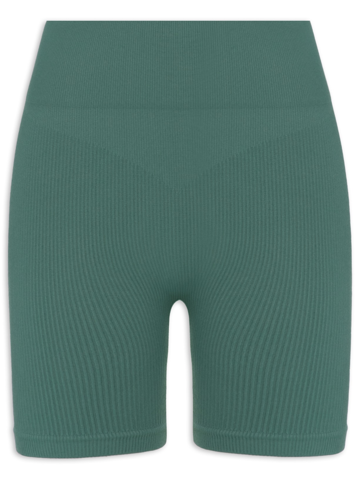 Bermuda Feminina Esportiva Biker Sem Costura - Verde