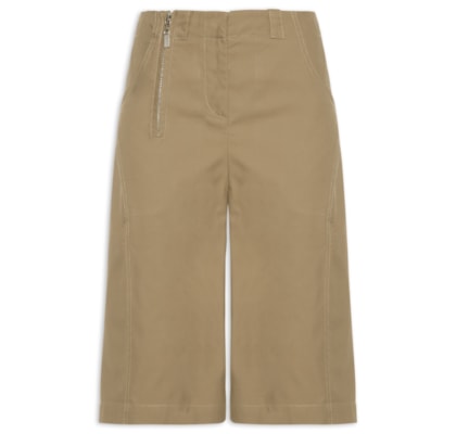 Bermuda Feminina Folded - Bege